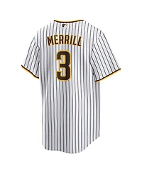 Nike Men's Jackson Merrill White San Diego Padres Home Replica Jersey