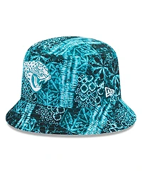 New Era Men's Teal Jacksonville Jaguars Shibori Bucket Hat