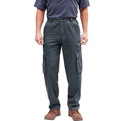 Boulder Creek Big & Tall by KingSize Ranger Side-Elastic Stacked Cargo Pocket Pants