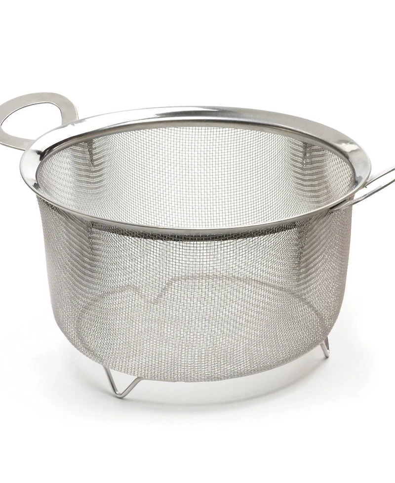 Rsvp International Endurance Stainless Steel 3 Quart Wide Rim Mesh Colander Basket