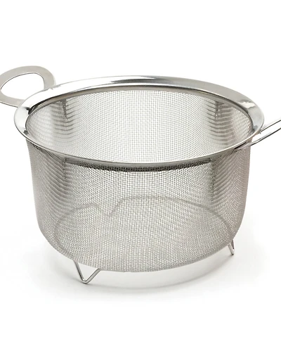 Rsvp International Endurance Stainless Steel 3 Quart Wide Rim Mesh Colander Basket