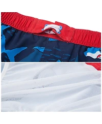 Rokka&Rolla Toddler Boys Swim Trunks with Mesh Liner Upf 50+
