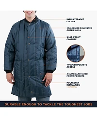 RefrigiWear Men's Econo-Tuff Frock Liner - Warm, Insulated, Durable Layering for Cold-Weather Workwear