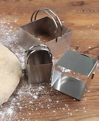 Rsvp International Endurance 4 Piece Square Nesting Biscuit Cutters
