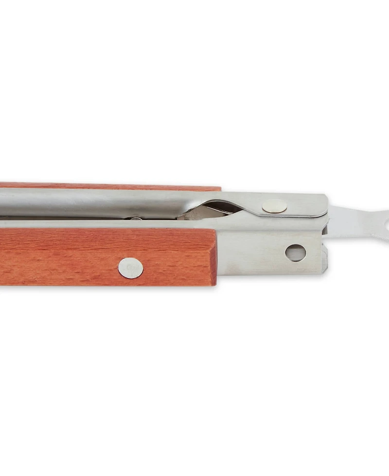 Rsvp International Stainless Steel Rosewood Bbq 19" Tongs