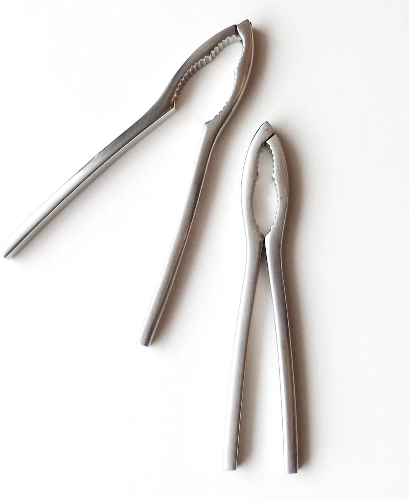 Rsvp International Endurance 18/8 Stainless Steel 6x1.5" 2 Piece Crab Cracker Set