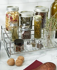 Rsvp International Stainless Steel 11" x 8.5" x 4" 3 Tier Spice/Can Rack