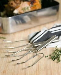 Rsvp International Endurance Stainless Steel 2 Piece 12x5x1" Turkey Lifters -