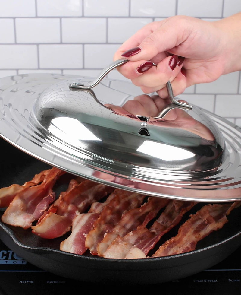 Rsvp International Endurance Stainless Steel Glass 12 Diameter Universal Lid