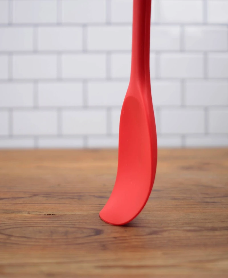 Rsvp International Silicone Coated Steel 11" x 2.25" Ela Series Red Spoon