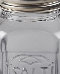 Rsvp International Retro Glass Gray 2 Piece 8 Ounce Retro Style Salt Pepper Set