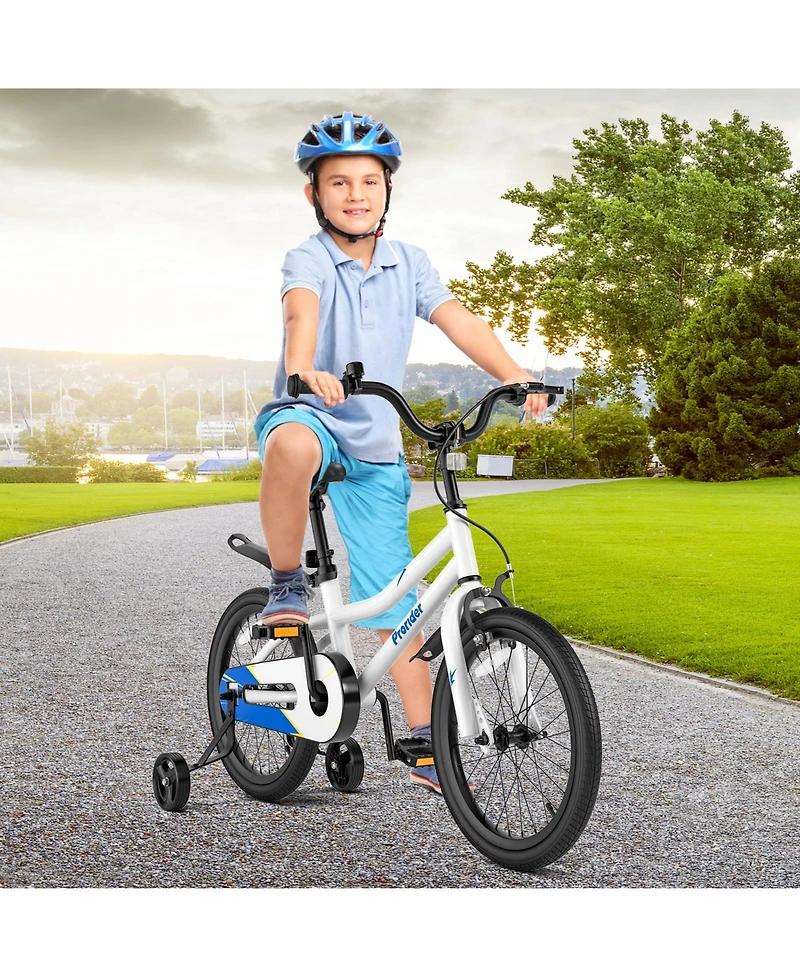 18 Inch Kid's Bike with Training Wheels and Coaster Brake