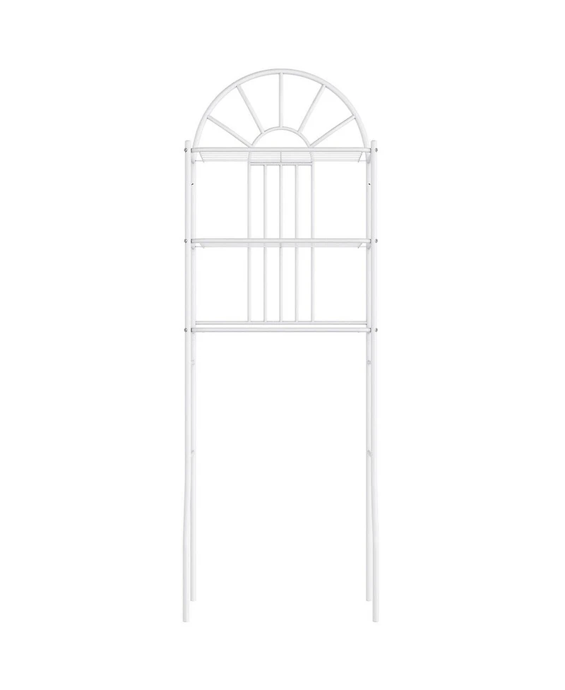 Costway 3 Shelf Over The Toilet Bathroom Space Saver Towel Storage Rack Organizer