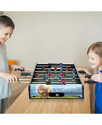 37 Inches Foosball Table with Removable Legs, 2 Balls and 2 Manual Scorers