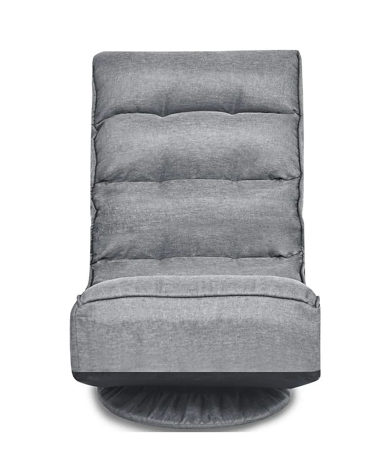 Gaming Chair Fabric 6-Position Folding Lazy Sofa 360 Degree