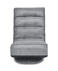 Gaming Chair Fabric 6-Position Folding Lazy Sofa 360 Degree