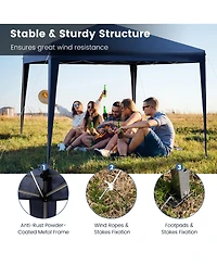 Patio 10x10ft Outdoor Instant Pop-up Canopy Folding Sun Shelter Carry Bag