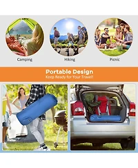 Folding Sleeping Pad, Self Inflating Camping Mattress
