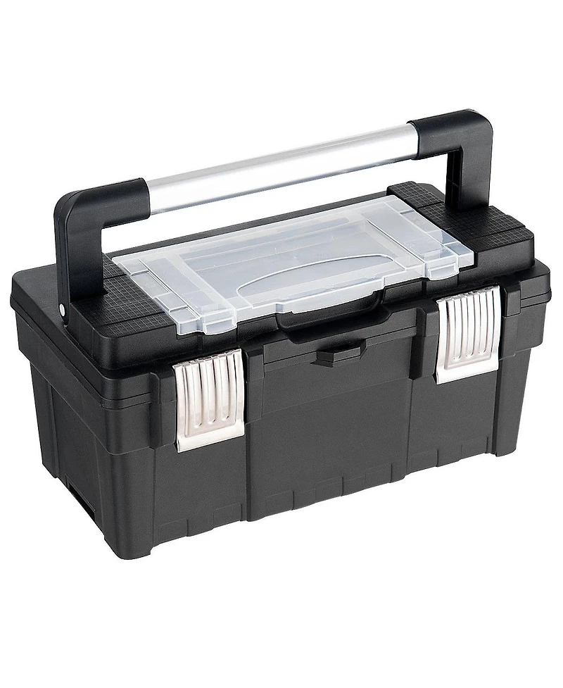 2-in-1 Rolling Tool Box Set Mobile Tool Chest Storage Organizer