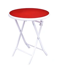 3 Pcs Folding Bistro Table Chairs Set Garden Backyard Patio Furniture