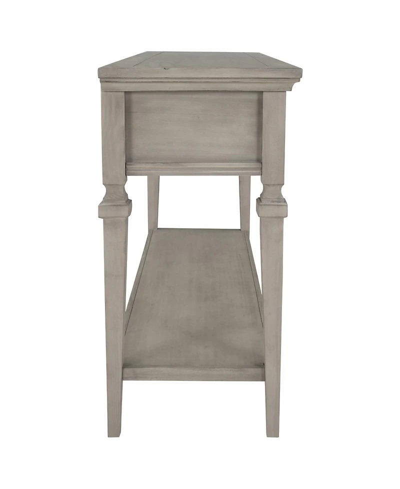 Simplie Fun Classic Retro Style Console Table With Three Top Drawers And Open Style Bottom Shelf