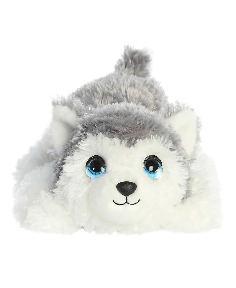 Aurora Medium Hollis Husky Playful Pretties Adorable Plush Toy Grey 10"