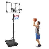 Simplie Fun Adjustable Portable Basketball Hoop System with Stable Base