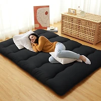 Caromio Full Size Futon Mattress Floor Mattress Pad Portable Dorm Sleeping Pad, 54"x 80"