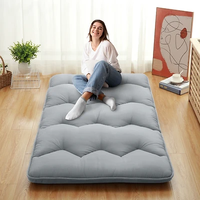 Caromio Futon Mattress Twin Size, Floor Pad Portable Dorm Sleeping Pad, 39"x 80"