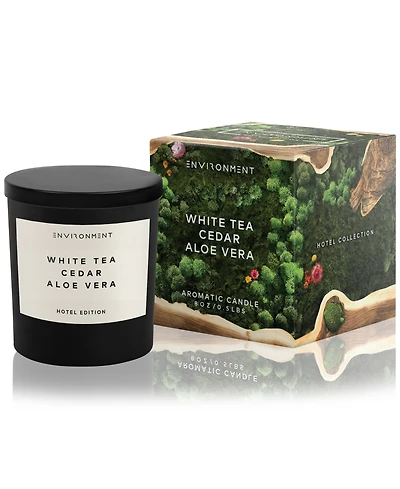 Environment White Tea, Cedar & Aloe Vera Candle (Inspired by 5-Star Hotels