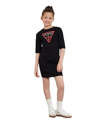 Guess Big Girls Triangle Long Sleeve T-shirt Dress