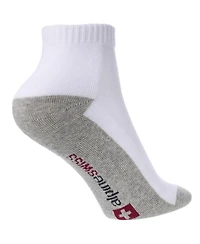 Alpine Swiss Men's Ankle Socks 8 Pack Cotton Athletic Performance Socks for Men Moisture-Wicking Cushioned Quarter Length Socks Reinforced Heel & Toe