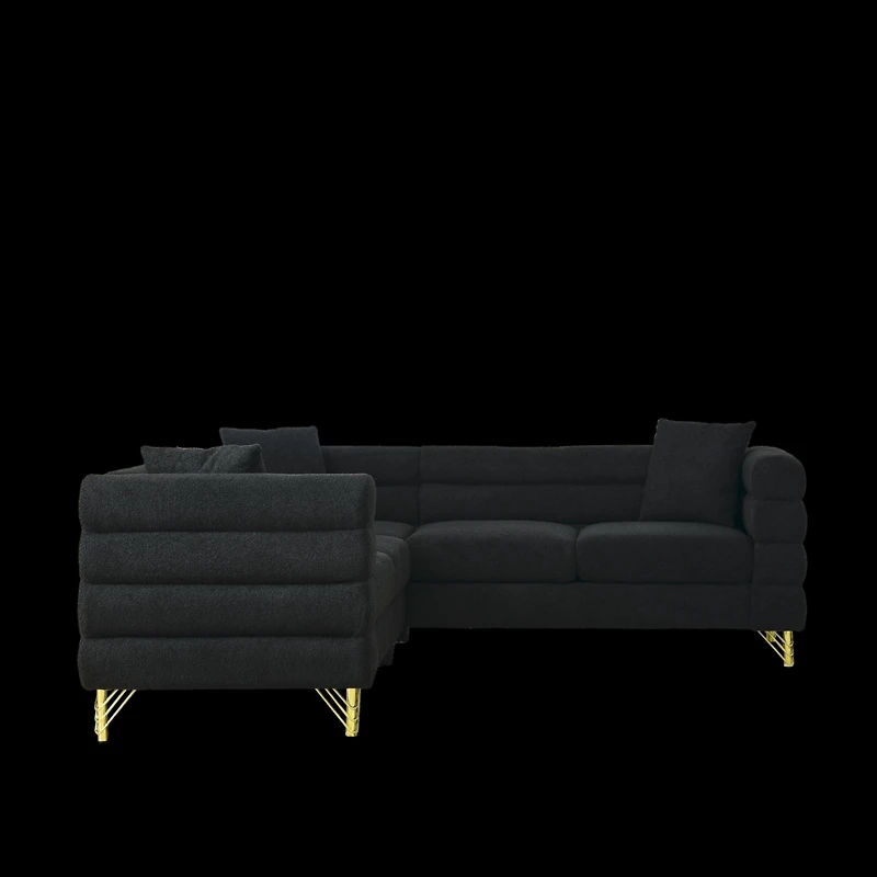 Streamdale Furniture 81.5" Oversized L-Shaped Sectional Sofa Cover - 5-Seater