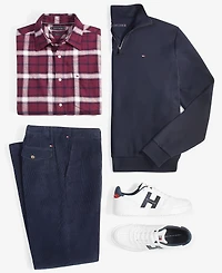 Tommy Hilfiger Men's Essential Intechno Knit Regular-Fit 1/4-Zip Sweatshirt