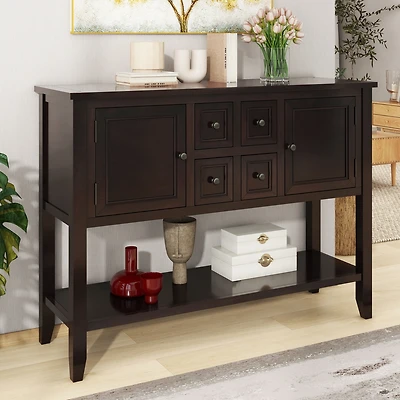 Streamdale Vintage Cambridge Console Table with Ample Storage