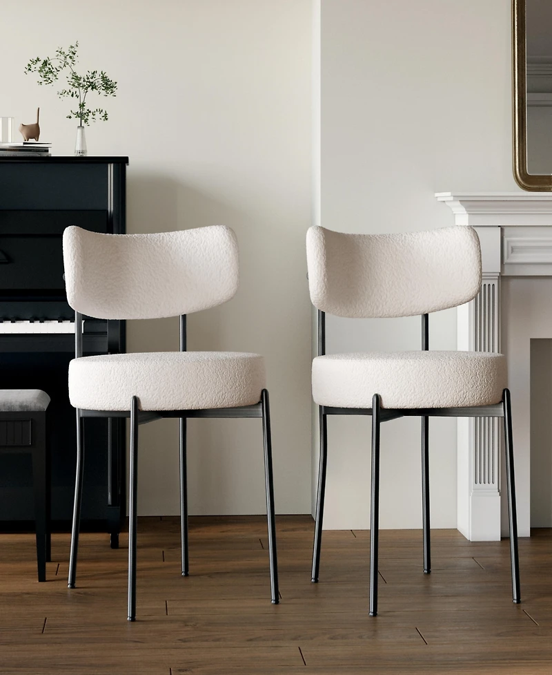 Streamdale 3-pc Round Dining Table Set & Upholstered Chairs