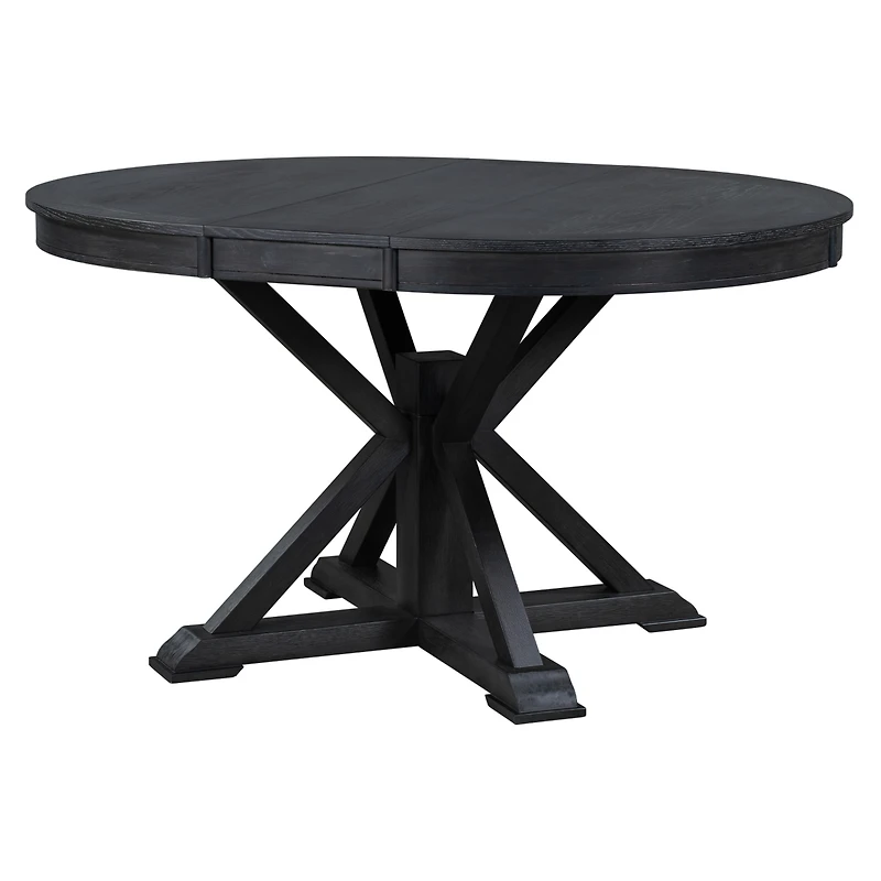 Streamdale Retro Extendable Oak Dining Table with 12" Leaf