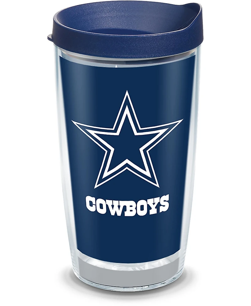 Tervis Nfl Dallas Cowboys Touchdown Made in Usa Double Walled Insulated Tumbler Travel Cup Keeps Drinks Cold & Hot, 16oz, Classic