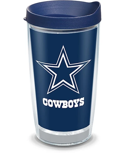 Tervis Nfl Dallas Cowboys Touchdown Made in Usa Double Walled Insulated Tumbler Travel Cup Keeps Drinks Cold & Hot, 16oz, Classic