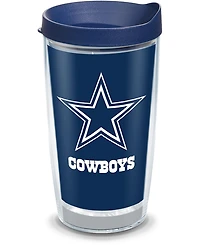 Tervis Nfl Dallas Cowboys Touchdown Made in Usa Double Walled Insulated Tumbler Travel Cup Keeps Drinks Cold & Hot, 16oz, Classic