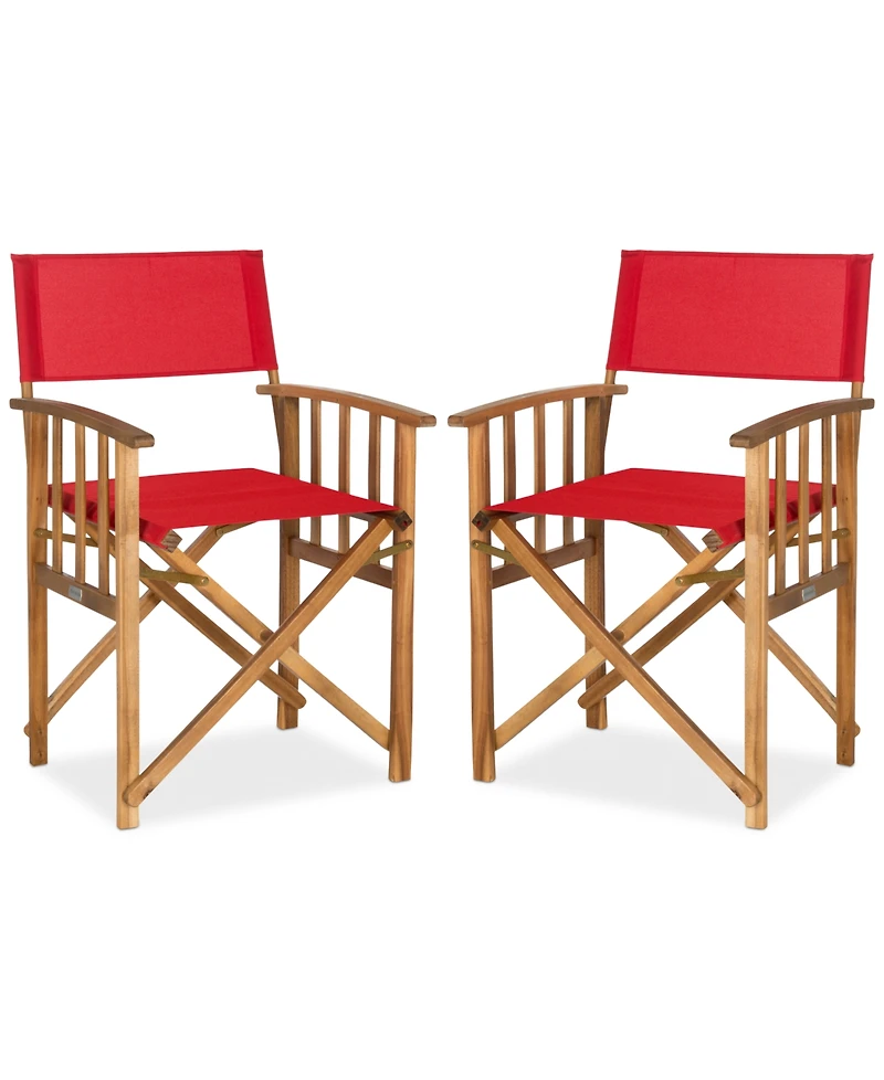 Kali Set of 2 Outdoor Director Chairs