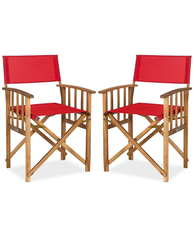 Kali Set of 2 Outdoor Director Chairs