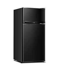 Sugift 2 Doors Cold-rolled Sheet Compact Refrigerator