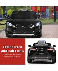 Sugift Lexus LC500 Licensed Kids 12V Ride Remote Control Electric Vehicle