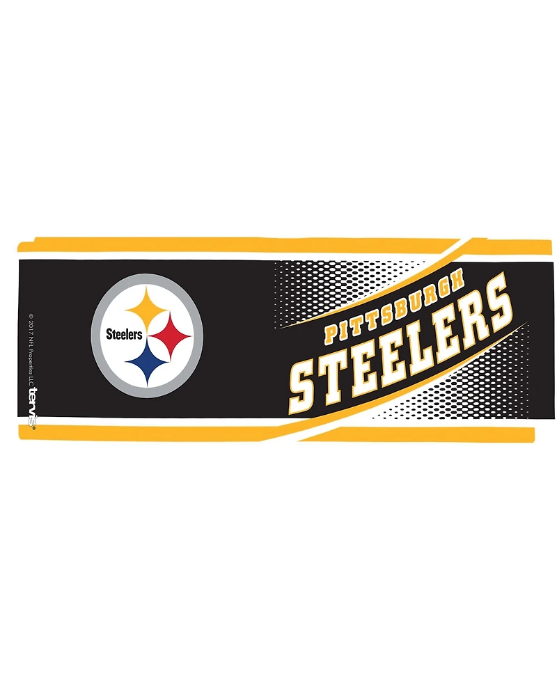 Tervis Nfl Pittsburgh Steelers Legend Made in Usa Double Walled Insulated Tumbler Travel Cup Keeps Drinks Cold & Hot, 16oz Mug with Handle, Classic