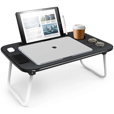 Nestl Foldable Lap Desk - Portable & Lightweight - Ideal for Working, Reading, or Eating