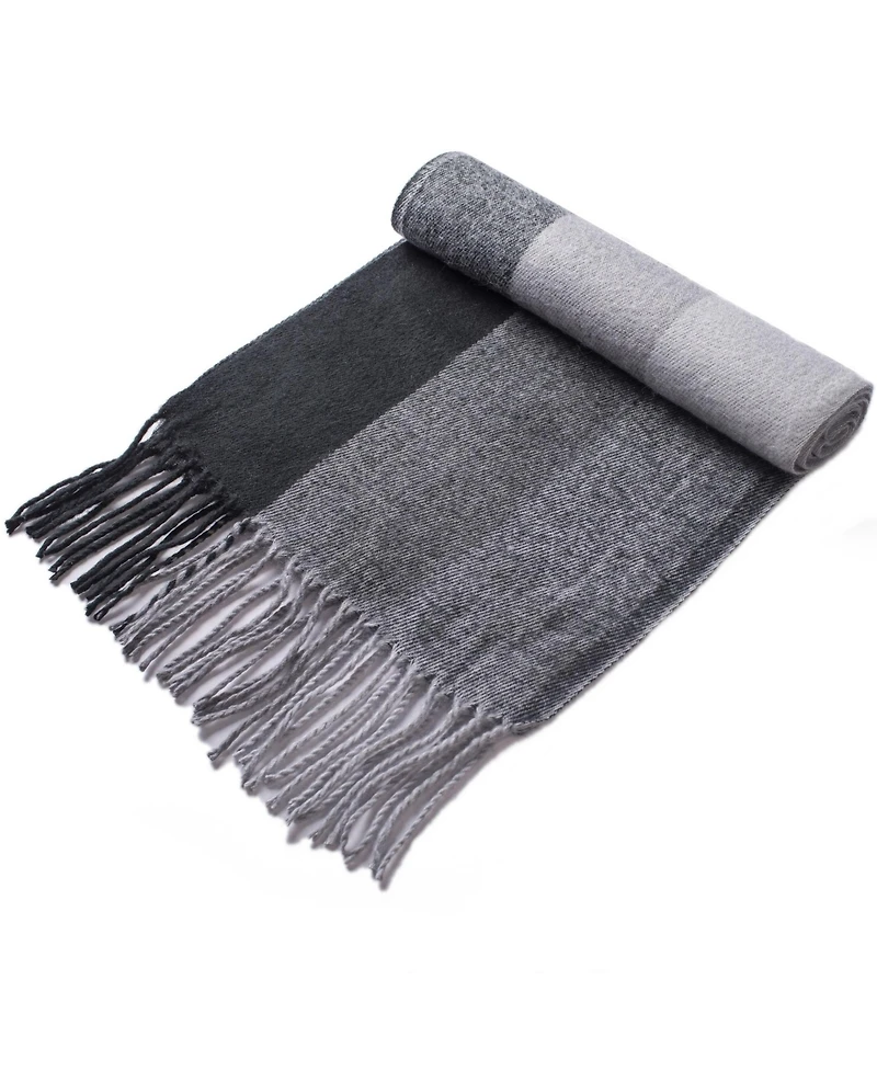 Alpine Swiss Men's Scarf Soft 80 Inch Long Warm Scarves Plaids Winter Shawl