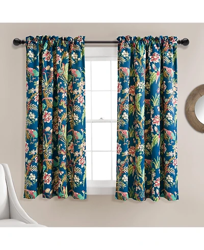 Lush Decor Dolores Light Filtering Window Curtain Panels