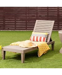 Slickblue Outdoor Recliner Chair with 5-Position Adjustable Backrest
