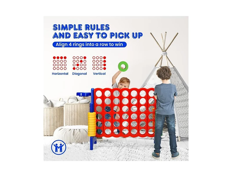 Giant 4-to-Score Game Set – Large Backyard or Party for Family & Friends